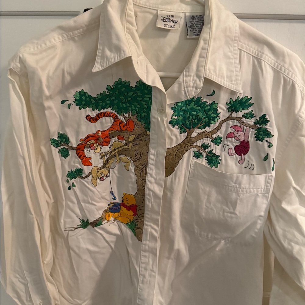 Disney Kids' White Shirt with Winnie the Pooh Print